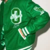 Shop OVO Boston Celtics Green Varsity Wool Jacket