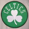 Boston Celtics Poly Twill Gray and Black Full-Snap Jacket