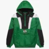 Boston Celtics Half-Zip Pullover Green Jacket