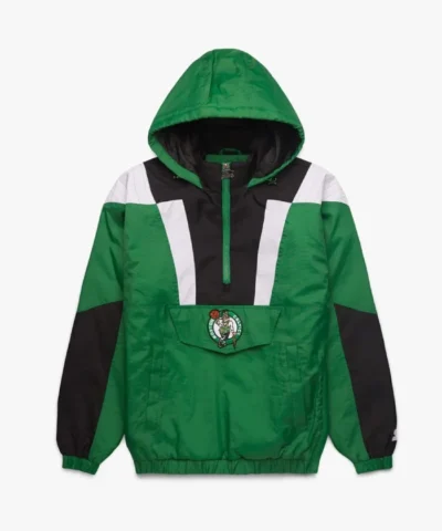 Boston Celtics Half-Zip Pullover Green Jacket
