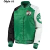 Boston Celtics Reliever Kelly GreenBlack Jacket
