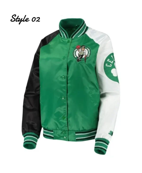 Boston Celtics Reliever Kelly GreenBlack Jacket