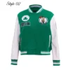 Retro Classic Rib Boston Celtics Varsity Jacket