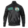 Boston Celtics Souvenir Full-Snap Satin Jacket