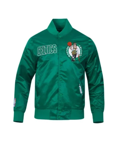 GreenBlack Boston Celtics Souvenir Full-Snap Jacket