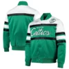 Boston Celtics Special Script Full-Snap Kelly Green Satin Jacket
