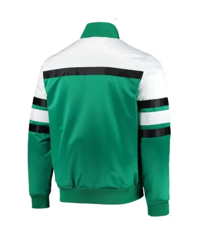 Boston Celtics Special Script Full-Snap Kelly Green Satin Jacket