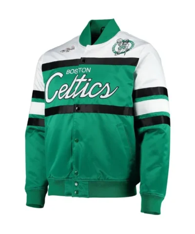 Boston Celtics Special Script Full-Snap Kelly Green Jacket