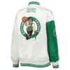 Boston Celtics Split Colorblock Satin Jacket