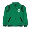 Boston Celtics Sport Night Varsity Full-Snap Wool Jacket