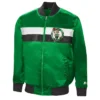 Buy Boston Celtics The Ambassador Full-Zip Satin Jacket