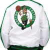 Boston Celtics The D-Line White Satin Jacket
