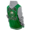 Throwback Prep Boston Celtics Kelly Green Hoodie Jacket