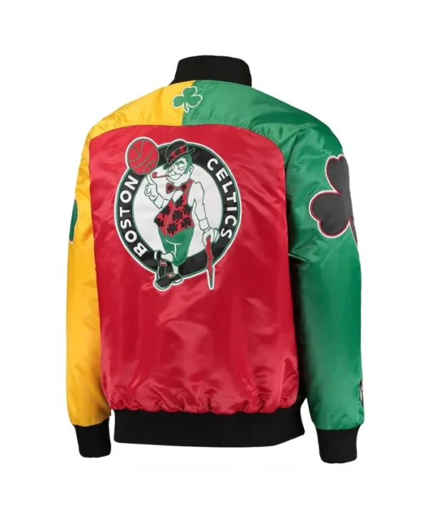 Ty Mopkins Boston Celtics Varsity Satin Jacket