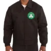 Boston Celtics Black Full-Zip Workwear Cotton Jacket