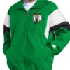 Kelly Green Boston Celtics Yard Line Full-Zip Nylon Jacket
