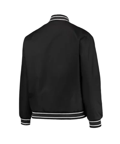 Brooklyn Nets Poly Twill Black Jacket