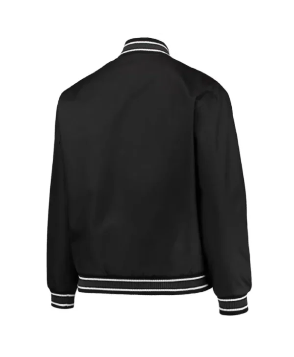 Brooklyn Nets Poly Twill Black Jacket