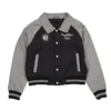 Brooklyn Nets Throwback Full-Snap Nylon Black and Gray Jacket