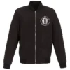 Brooklyn Nets Lightweight Full-Zip Nylon Bomber Jacket