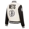 Brooklyn Nets Retro Classic Black Varsity Jacket
