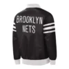 The Captain II Brooklyn Nets Black Satin Jacket