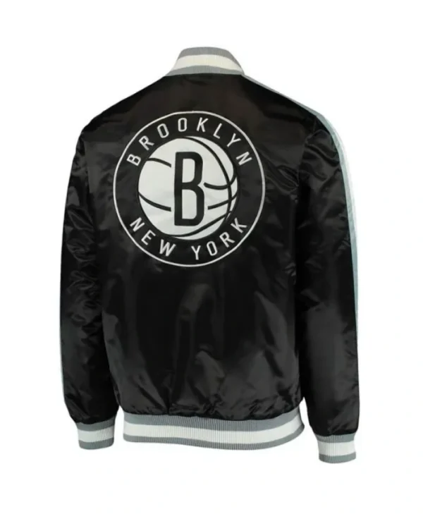 Brooklyn Nets The Offensive Black Satin Jacket