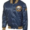 Buffalo Sabres varsity Rib-Knitted Satin Jackets