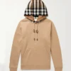 Burberry Pullover Checked Hoodie