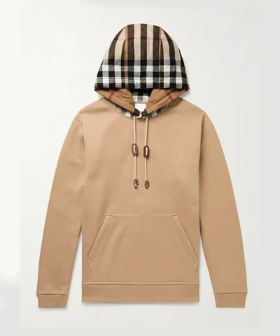 Burberry Pullover Checked Hoodie