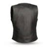 Women’s Button-Up Moto Leather Vest