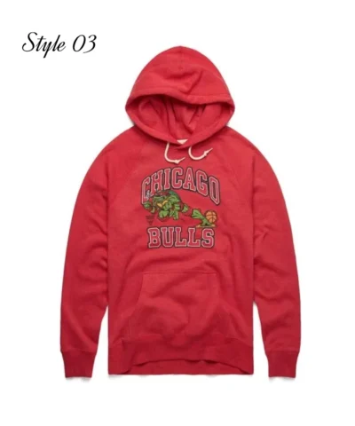 Shop Chicago Bulls Pullover Red Hoodie