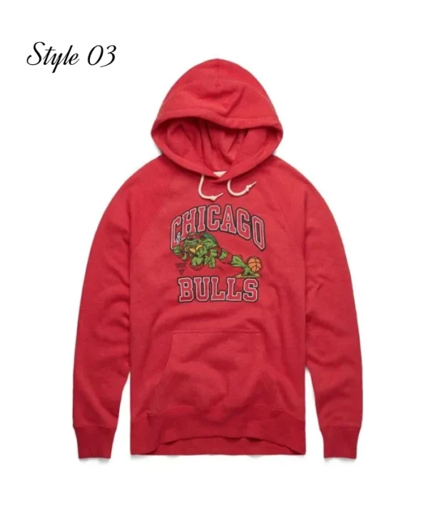 Shop Chicago Bulls Pullover Red Hoodie