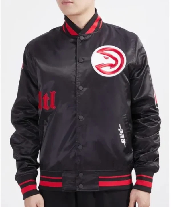 Order Old English Atlanta Hawks Classic Rib Jacket