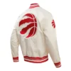 Toronto Raptors Retro Classic Rib Full-Snap Satin Jacket