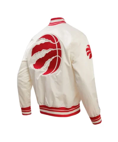 Toronto Raptors Retro Classic Rib Full-Snap Satin Jacket