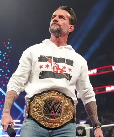CM Punk Best in the World Retro Hoodie
