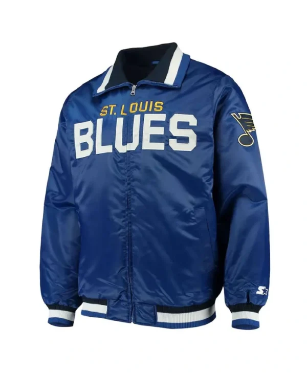 Captain II St. Louis Blues Blue Satin Jacket