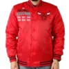 Shop 6X NBA Finals Champions Chicago Bulls Full-Snap Satin Jacket