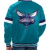 Home Game Charlotte Hornets Teal Satin Jacket