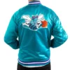 Charlotte Hornets Lightweight Black Satin Jacket