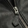 Chevron Stripe Bomber Jacket For Mens Close Up Front
