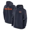 Buy Chicago Bears Sideline Club Blue Pullover Hoodie