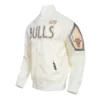 Shop Chicago Bulls 202425 City Edition Chenille Cream Satin Jacket