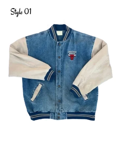 Buy Vintage 90’s Chicago Bulls Denim Full-Snap Jacket