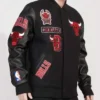 Shop Chicago Bulls Animal Patches Varsity Jacket
