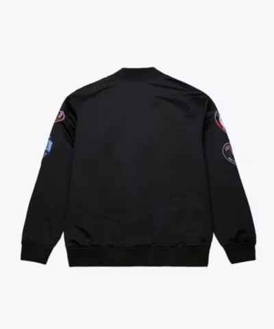 Chicago Bulls Black Out Satin Jacket
