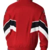 Chicago Bulls Captain Red Satin Varsity Jacket