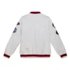 Chicago Bulls City Collection White Satin Varsity Jacket