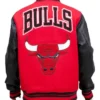 Chicago Bulls Retro Classic Varsity WoolLeather Jacket